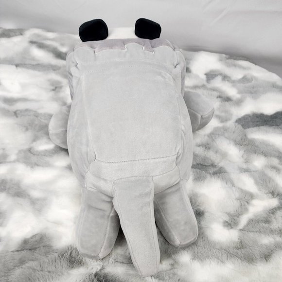 Minecraft Gray Tamed Wolf Mojang Official Dog Game Plush Toy Mattel 16" - No Tag - Picture 4 of 7